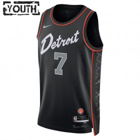 Dres Detroit Pistons Killian Hayes Nike 2023-24 City Edition Crno Swingman - Dječji